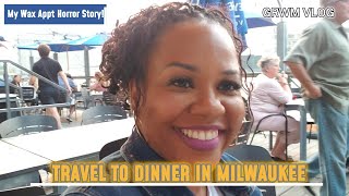 GRWM + Eyebrow Wax Horror | Dinner on the Lake in Milwaukee