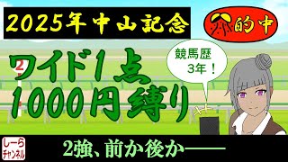【2025年中山記念】スローペース予想【しーらch】