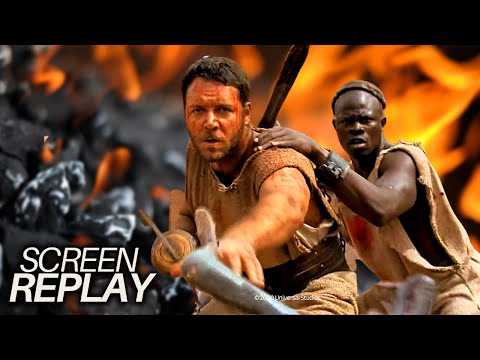 First Arena Fight In Chains - Gladiator (2000) | Screen Replay