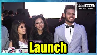 Arishfa Khan, Harshita Kushwaha, Anjana Ankur Singh at their song launch Darmiyaan video