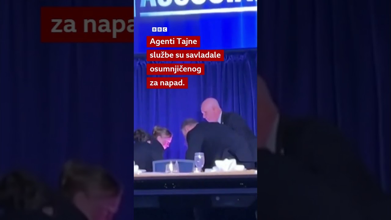 Tramp evakuisan tokom pucnjave na godišnjoj večeri za dopisnike Bele kuće #tramp #vesti #amerika