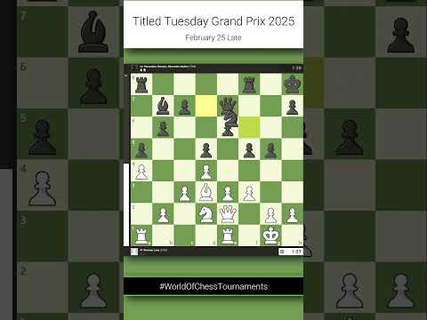 IM Levy Rozman vs FM Alexander Andres Hernandez | Titled Tuesday Grand Prix 2025 | Round 7 #chess