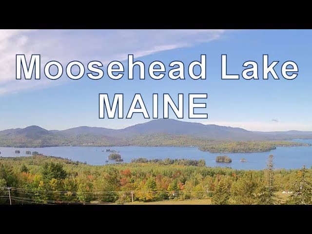 Live webcam view of Moosehead Lake from Blair Hill