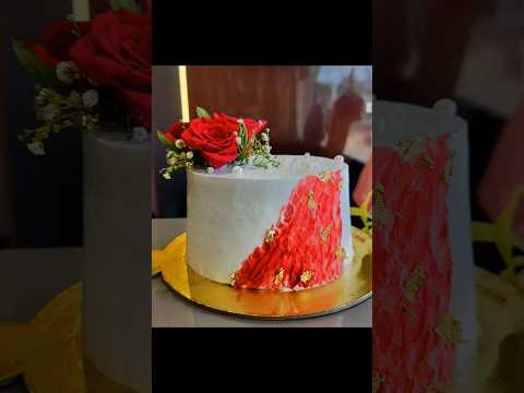 Simply elegant 😍❤️|new cake decoration#youtube #shortvideo #shorts #youtubeshorts #cakedecoration