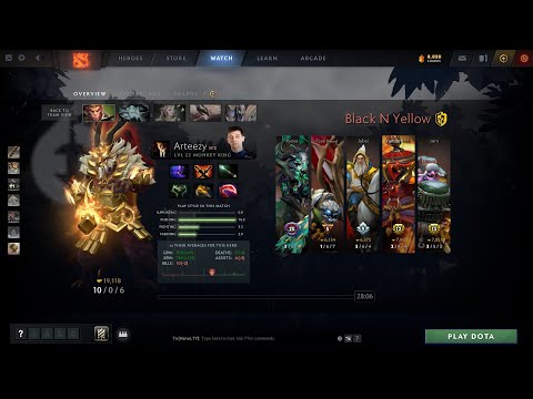 dota2core Arteezy Monkey King - EG vs Black N Yellow - DPC winter 21