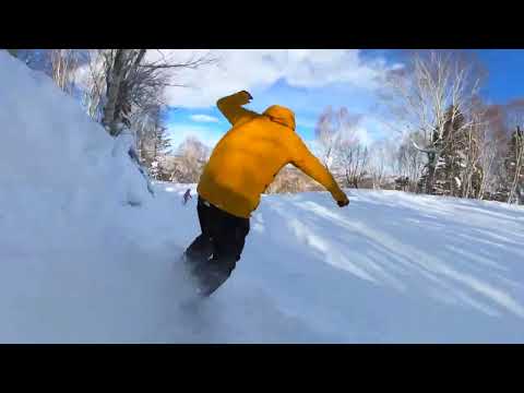 奥志賀 パウダー 2021.12.29 Snowboarding in Okushiga