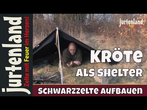 Kröte - Das kleinste aller Schwarzzelte - Jurtenland