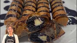 Biko-Turon in One - UBE MALAGKIT TURON with CHEESE