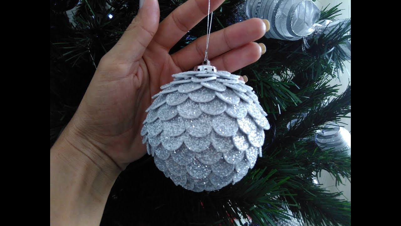 Bola Personalizada com EVA para Árvore de Natal