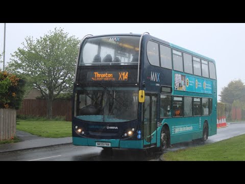 PURE THRASH | Route X14: 7515/NK09FNA - ADL Enviro 400/Dennis Trident 2