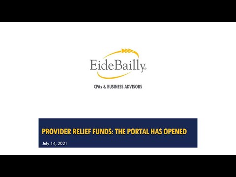 Healthcare HHS Provider Relief Fund Clarifications and...