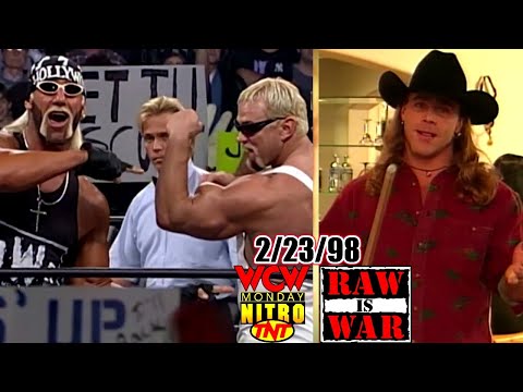 WCW Nitro vs. WWF RAW - February 23, 1998 Full Breakdown - Big Poppa Pump Steiner Debut - LOD Split