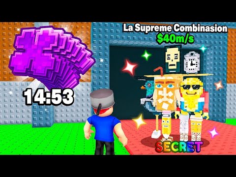 I used INFINITE x99 LUCK To Get LA SUPREME COMBINASION in Steal a Brainrot!