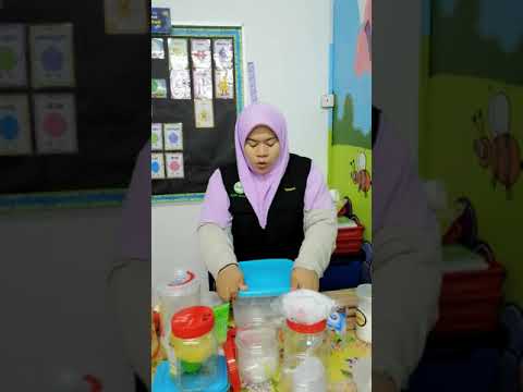 Cara2 membuat ais krim menggunakan ais dan garam. Aktiviti projek aulad.