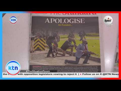 In the dailies: Apologise Mr President Will compensation heal a bleeding nation, end police cruelty?