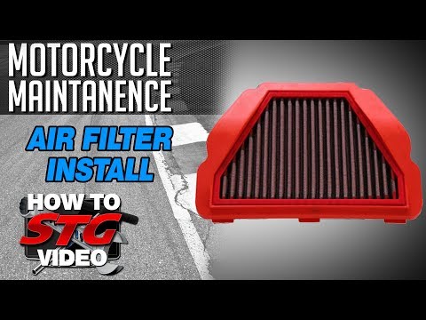 BMC Air Filter Installation from SportbikeTrackGear.com