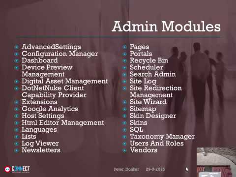 DNN Connect 2015 - DNN Distribution - Peter Donker