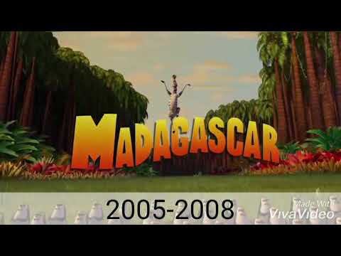 Chronology Of The Title Cards From (Madagascar 1.2.3) 2005-2012