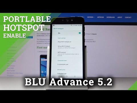How to Activate Portable Hotspot in BLU Advance 5.2 – Share Internet