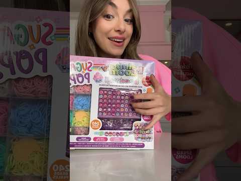 These beads are so satisfying! 🤩 #rainbowloombracelet #bracelet #diy #bracelettutorial