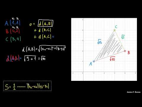 Obwód i pole trójkąta