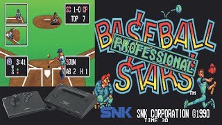 Baseball Stars Professional Neo Geo - C&M Playthrough