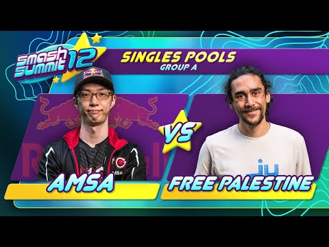 aMSa vs Free Palestine - Singles Pools: Group A - Smash Summit 12 | Yoshi vs Sheik