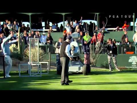 Golf Robot 'Eldrick' hits a hole in one