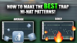 HOW TO MAKE THE BEST TRAP HI HATS IN FL STUDIO!!! | FL Studio Trap Hi Hat Tutorial