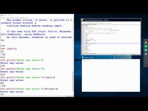Python 3 Tutorial 009 Standard Inputoutput Io Using Input And Print Function