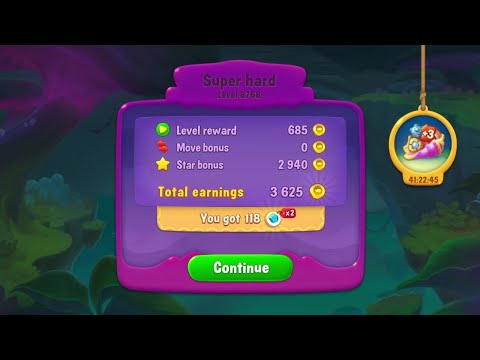 @Fishdom Win Strikes Level 8765 - Super Hard Level 8768