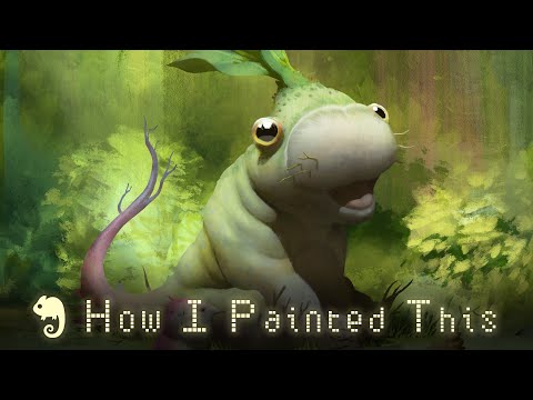 How I Painted this Turnip Critter