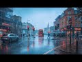 ️LONDON Autumn Walk 4K Heavy Morning Rain In Ealing