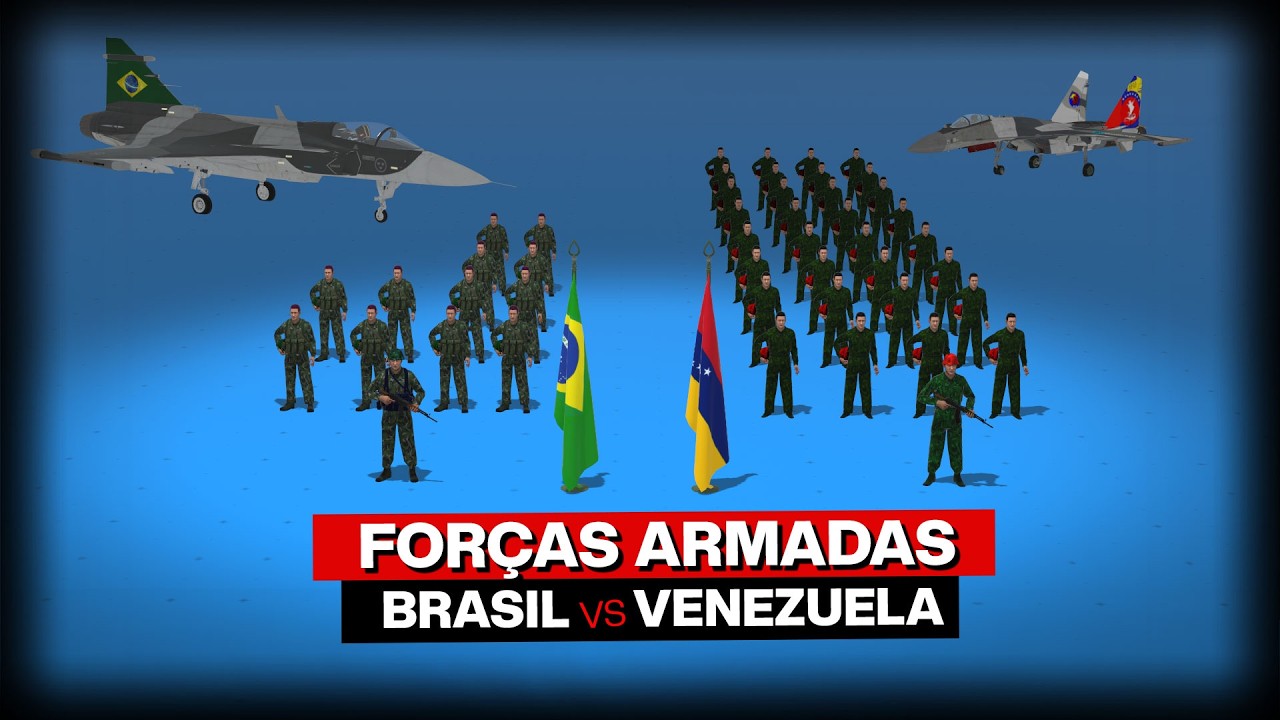 BRASIL vs VENEZUELA: quem realmente é mais forte? | Comparativo forças armadas 2024