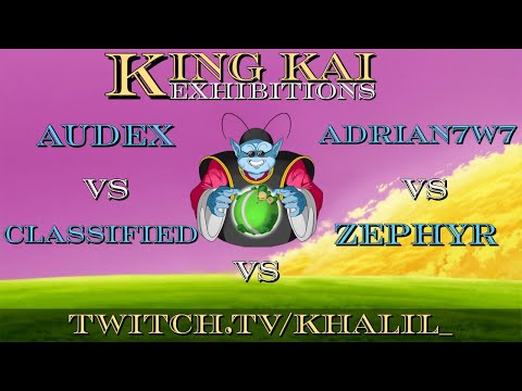 King Kai DBFZ Exhibitions 5 ~ Audex vs Adrian7w7 vs Classified vs Zephyr