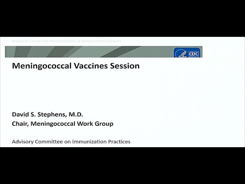 February 22, 2018 ACIP Meeting - Meningococcal Disease, Japanese Encephalitis (JE)