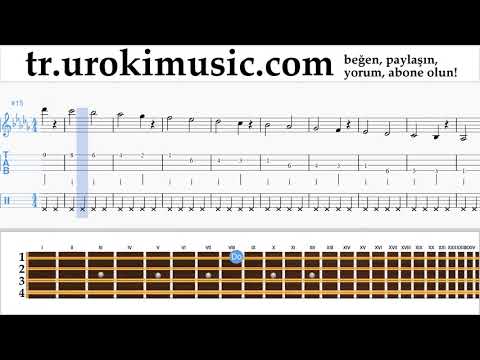 Mandolin Nasıl Çalınır Ozuna - Dile Que Tu Me Quieres Tablatura Bölüm#1 egzersizleri um-i723