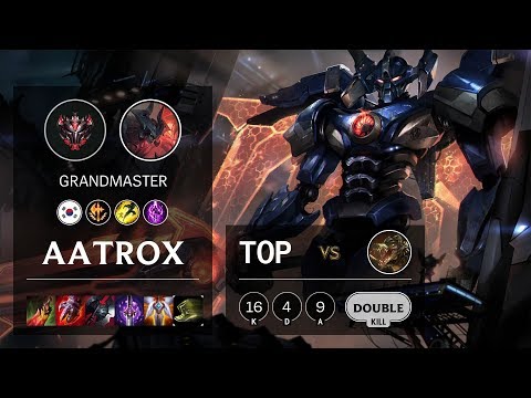 Aatrox Top vs Renekton - KR Grandmaster Patch 10.12