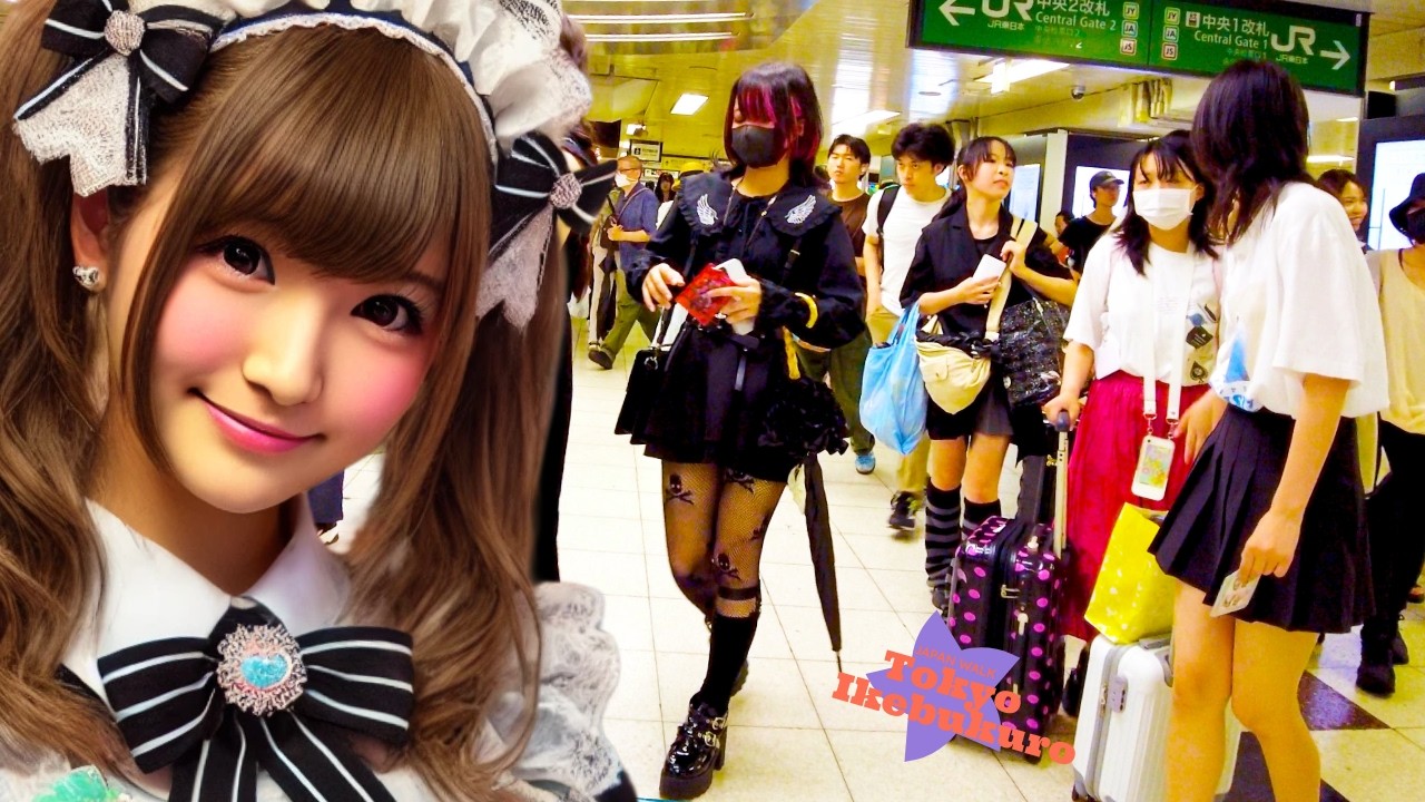 Tokyo, Ikebukuro 🐶 Lively underground 💖 4K Nonstop 1 hour