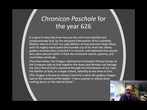 "Holy Mary,  Mother of God!" The Virgin Saves Constantinople