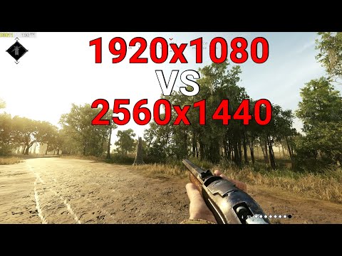 Hunt Showdown: 1920x1080 vs 2560x1440 (SHARPEN COMPARISON)