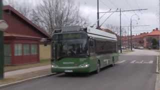 preview picture of video 'Trolleybus Oberleitungsbus Trådbuss Landskrona Sweden'