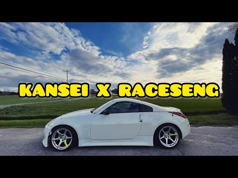 KANSEI WHEELS / RACESENG LUG NUTS ON THE 350Z