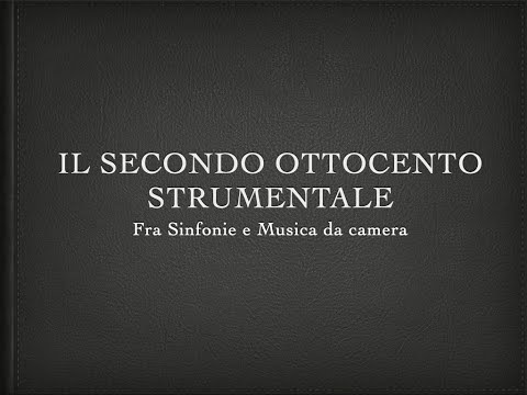 Vicende - Appunti di Storia della musica: Johannes Brahms e il sinfonismo tardo romantico