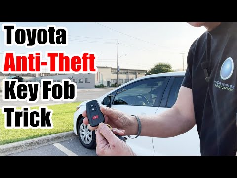 Toyota Anti Theft Key Fob & Battery Saver Trick