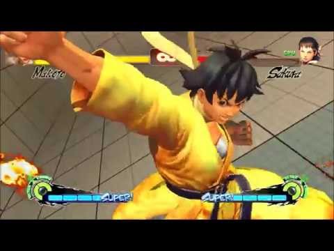 sf4ae Makoto Reset and Combo