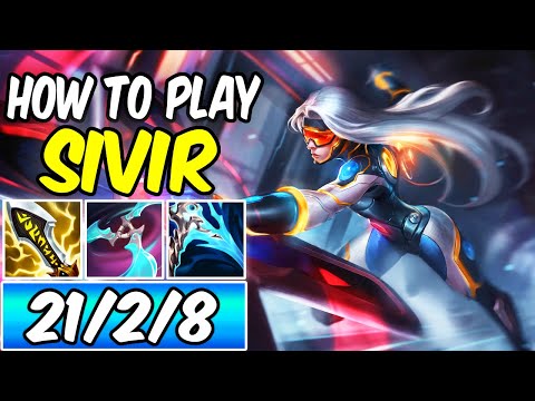 THE ONLY SIVIR GUIDE YOU NEED - HOW TO PLAY SIVIR ADC GAMEPLAY Best Build & Runes League of Legends