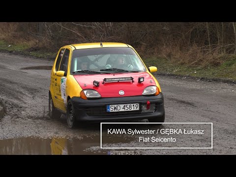 KAWA Sylwester / GĘBKA Łukasz -  Fiat Seicento | 1 runda Rally Park Cup 2021