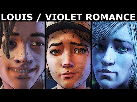 Clementine & Louis Romance / Clementine & Violet Romance - The Walking Dead Final Season 4 Ep. 2