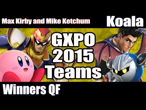 GXPO15 Doubles: SSB Wii U -WQF - Mike Kirby + Max Ketchum vs ZekkenB + Liwigi